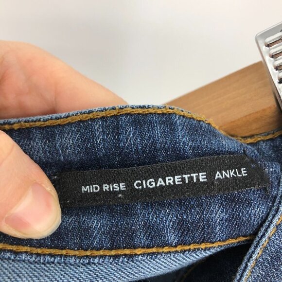 BDG Denim  cutoff shorts from the Cigarette ankle skinny in blue waist 30 - Picture 6 of 16